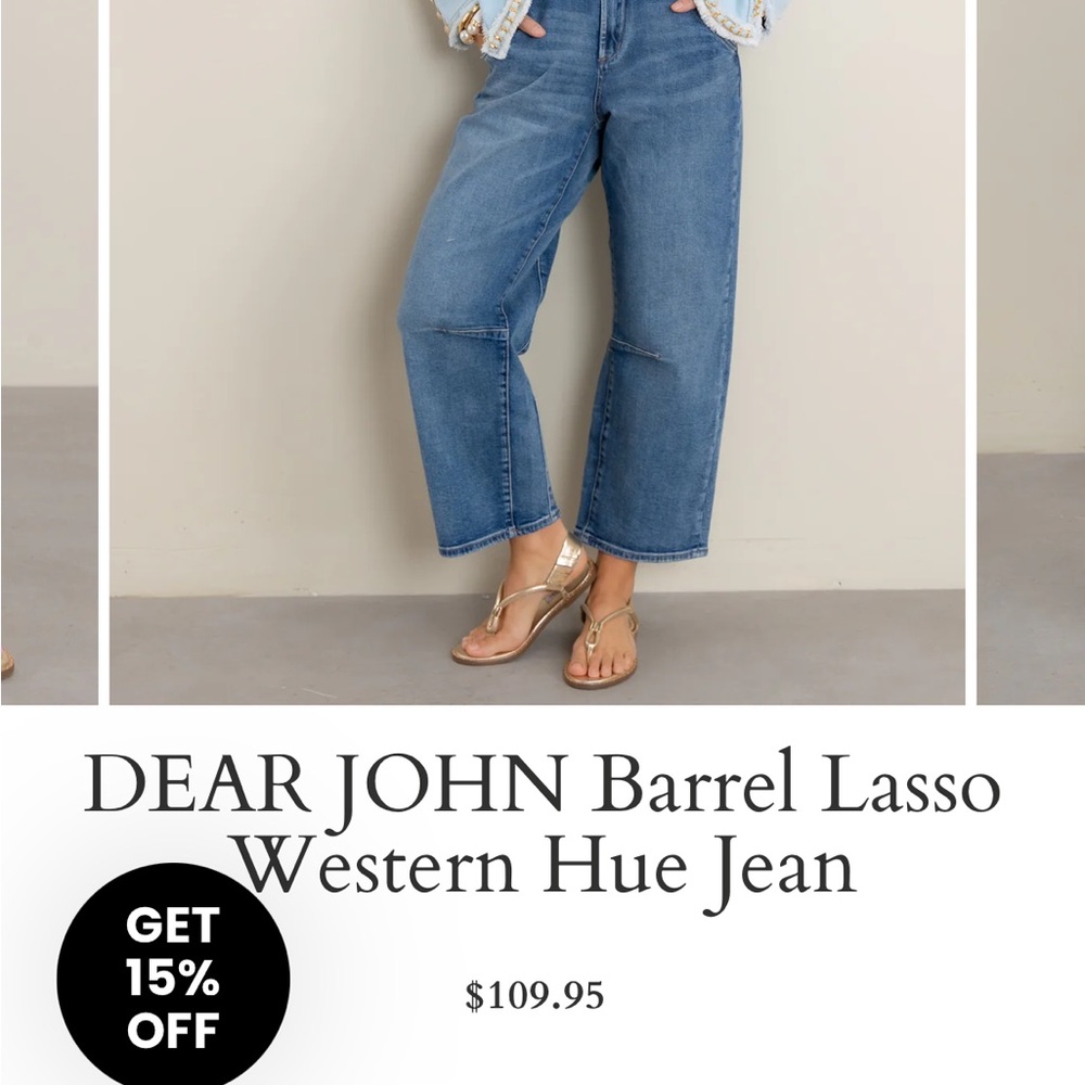 Dear John Barrel Leg Jeans